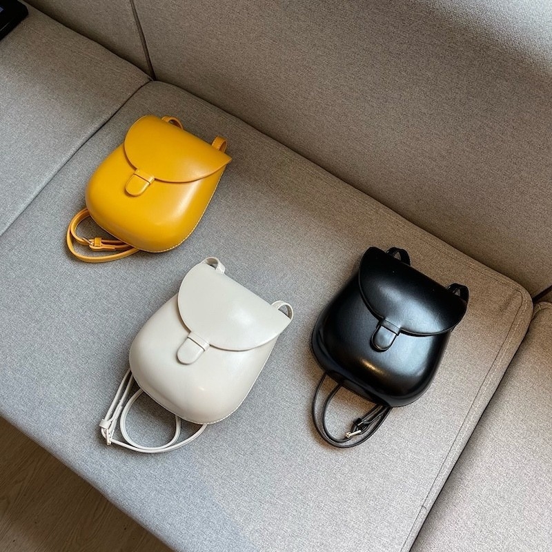 ABCDEFG ženska torbica preko ramena, saddle bag stil, PU koža, mala veličina, ovalni oblik s poklopcem za svakodnevnu upotrebu