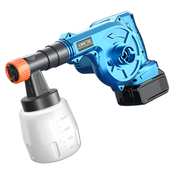 Pistol electric de pulverizat vopsea cu baterie litiu, pulverizator latex cu atomizare înaltă, compact pentru uz casnic