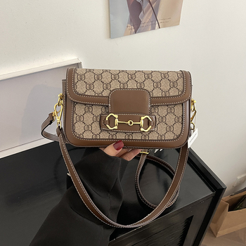 Visokokvalitetna ženska torba, 2024 novi model, sedlastog stila retro kvadratna torba za rame i crossbody