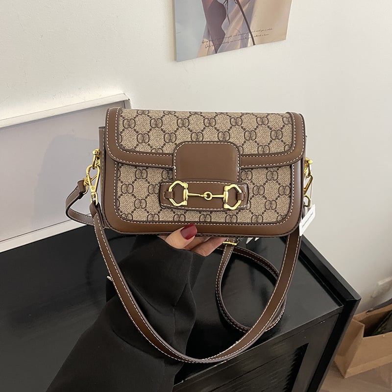 Visokokvalitetna ženska torba, 2024 novi model, sedlastog stila retro kvadratna torba za rame i crossbody