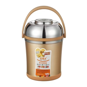 Cutie pentru prânz din oțel inoxidabil 304, izolație în vid, design cu două straturi, capacitate mare 1,2–3,0 L, fabricat manual