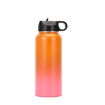 Cană termică cu vid, gură mare, interior 304 inox, exterior 201 inox, finisaj din cauciuc, pentru activități în aer liber, personalizare prin gravură laser, serigrafie sau imprimare 3D