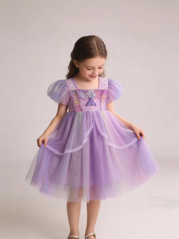 Dječja ljetna haljina princeza sa tiulom za cosplay i nastupe (uzrast 3–8 godina)
