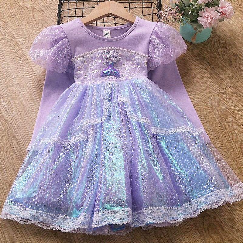 Dječja ljetna haljina princeza sa tiulom za cosplay i nastupe (uzrast 3–8 godina)