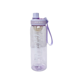 Sticlă de apă din plastic, capacitate mare, portabilă, cu filtru pentru ceai, pentru fete