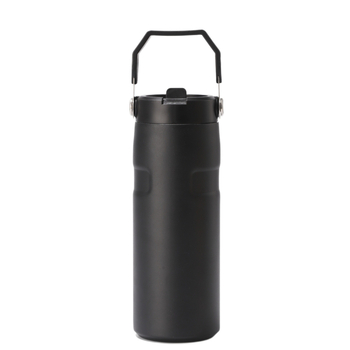 16oz Θερμός για πεζοπορία σε εξωτερικούς χώρους – 304 ανοξείδωτο ατσάλι, μπουκάλι νερού με καλαμάκι, φορητό αθλητικό ποτήρι για ποδηλασία