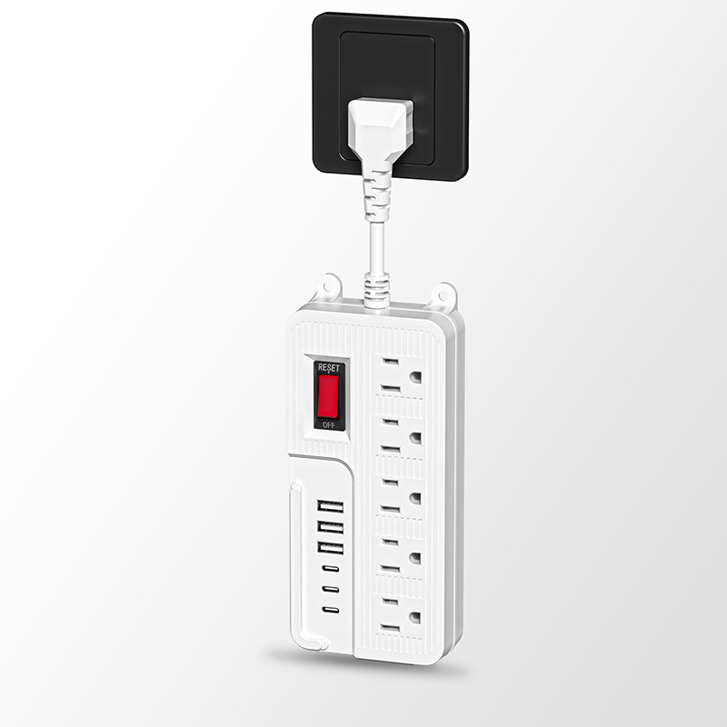 Produžni kabel s europskim standardom, više utičnica, USB port visoke snage, UK i US utičnice
