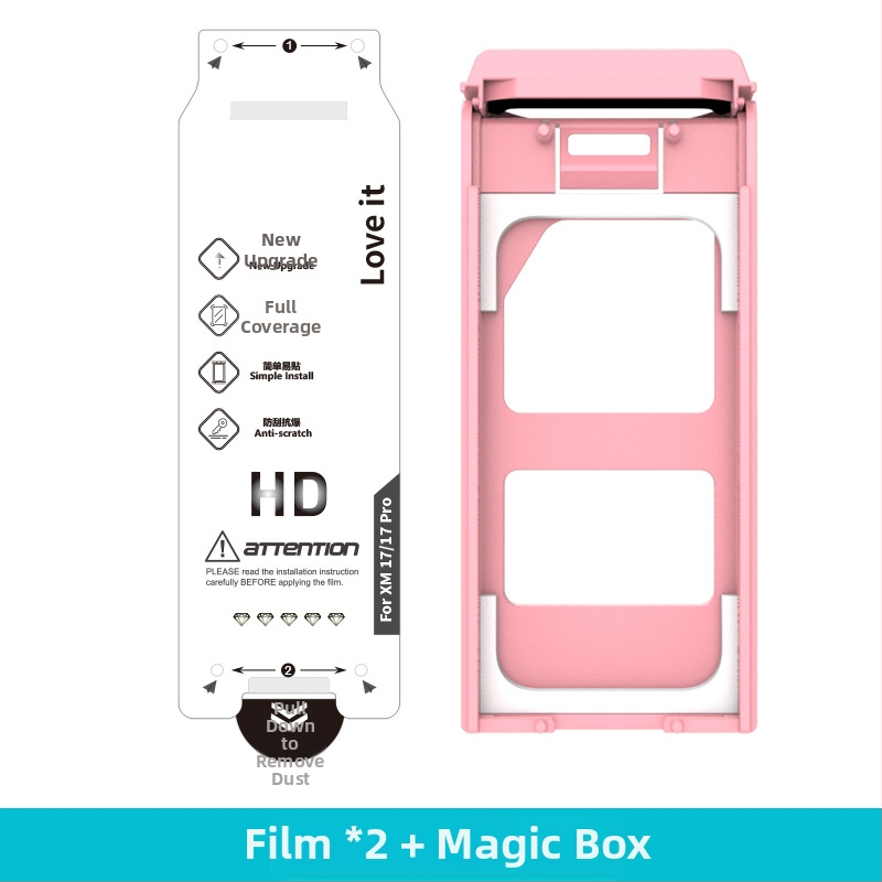 Hydrogel ochranný film na displej pre Xiaomi 17 Pro – zakrivený displej, predná fólia, HD, mikrokrystalický film