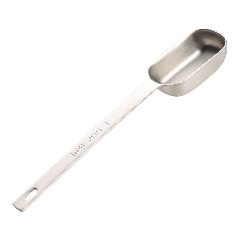 Jiasheng 304 oțel inoxidabil lingură de măsurat pătrată, 1 linguriță (15 ml), placată cu titan, multicolor, instrument pentru coacere și condimente