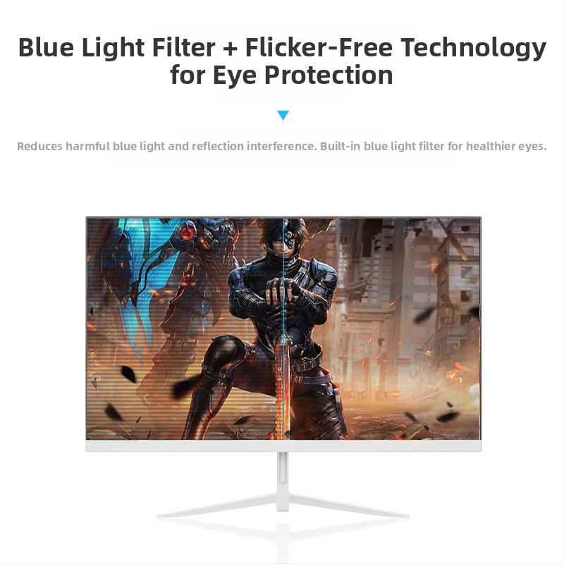 Bez rámu herný monitor 22–32 palcov, 1080p, 75 Hz, IPS, HDMI/VGA, priemyselné použitie