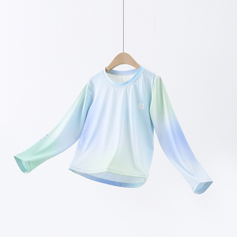 Ljetni dječji T-shirt s kratkim rukavima, brzo se suši, tie-dye uzorak, lagani sportski top za djecu