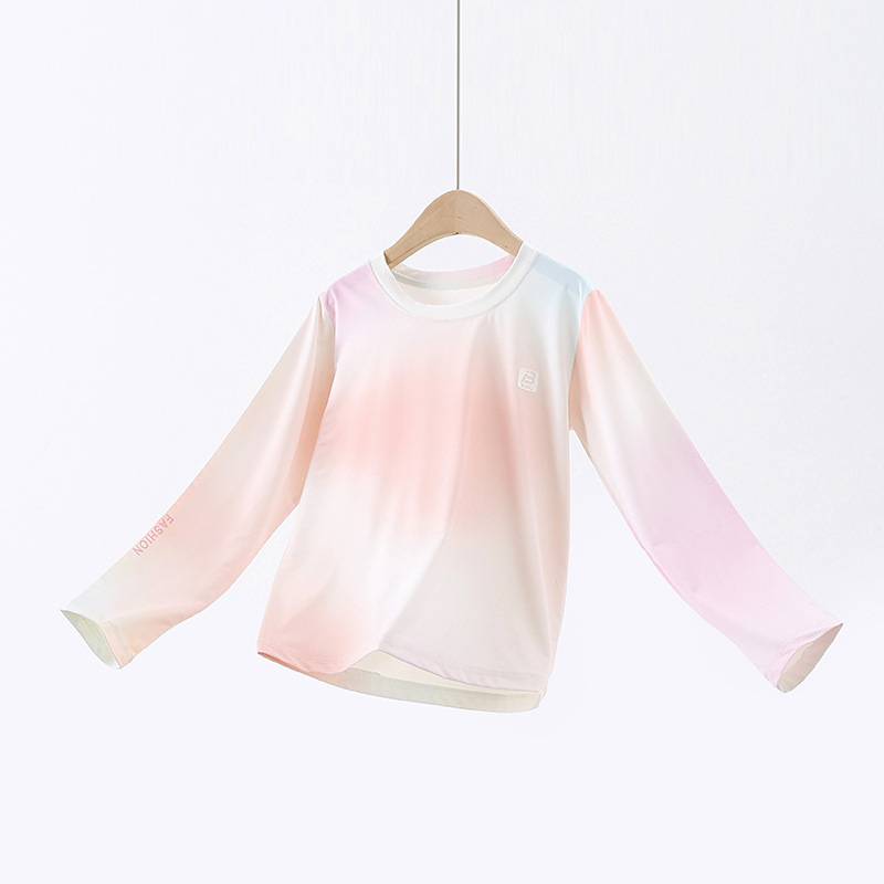 Ljetni dječji T-shirt s kratkim rukavima, brzo se suši, tie-dye uzorak, lagani sportski top za djecu