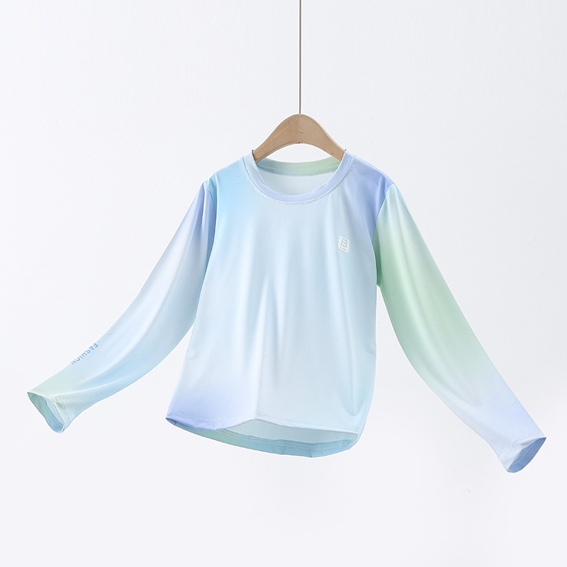 Ljetni dječji T-shirt s kratkim rukavima, brzo se suši, tie-dye uzorak, lagani sportski top za djecu