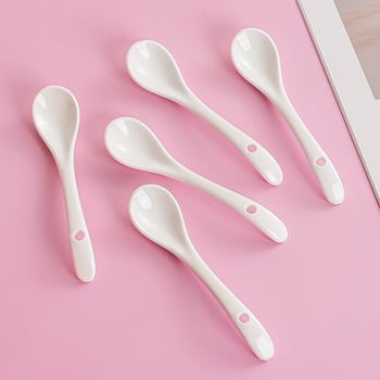 Linguriță ceramică mini pentru condimente și scoaterea din borcane