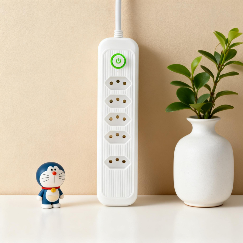 USB produžni utikač s više utičnica prema brazilskom standardu, za kućnu upotrebu, ured i putovanja