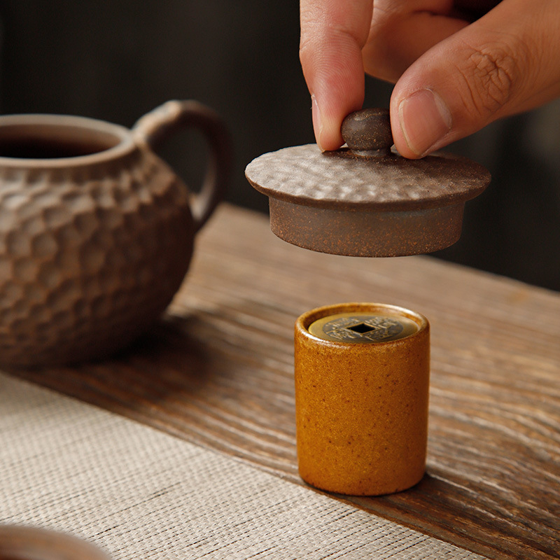 Suport ceramic pentru capacul ceainicului, accesorii pentru ceremonia ceaiului, decor tea pet și pernă pentru capac, mic raft