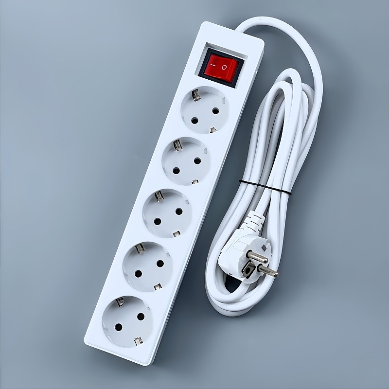 Produžni kabel europskog stila sa prekidačem, njemački utikač, GS/CE certifikat