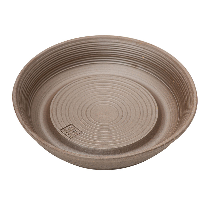 Suport de ceai din ceramică brută, împletit din ratan, tavă pentru ceainic din lut Yixing, pernă de uscare și pernă izolatoare – accesorii de ceai retro