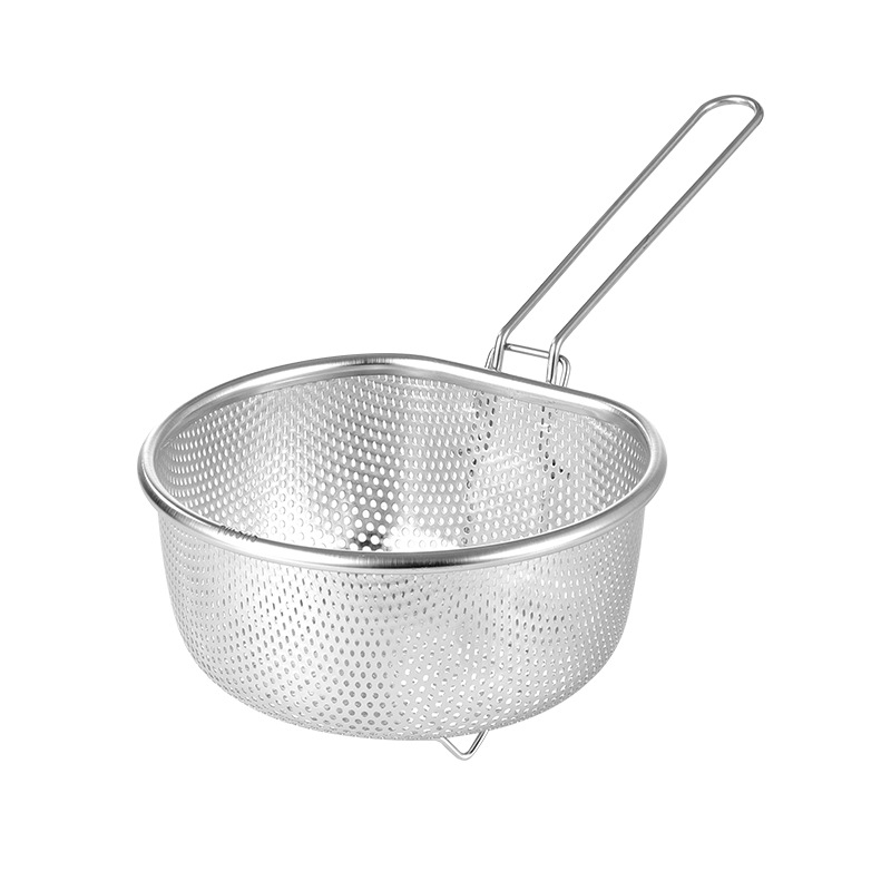 Colander din oțel inoxidabil 304, mare, pentru bucătărie, sită-filtru pentru tăiței și găluște
