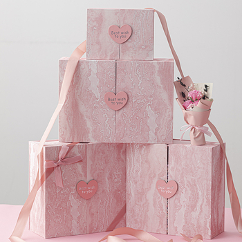Cutie cadou rituală pentru zilele de naștere, cutie de cosmetice rafinată, cutie goală, ambalaj premium de cadouri pentru bărbați și femei