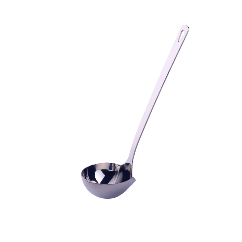 Lingură din oțel inoxidabil 304 pentru separarea uleiului, lingură filtrantă de bucătărie cu mâner lung, pentru supă și hot pot