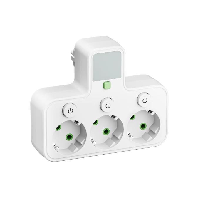 USB pametni produžni kabel s europskom utičnicom, pretvarač 1-3/1-4/1-5