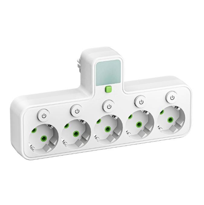 USB pametni produžni kabel s europskom utičnicom, pretvarač 1-3/1-4/1-5