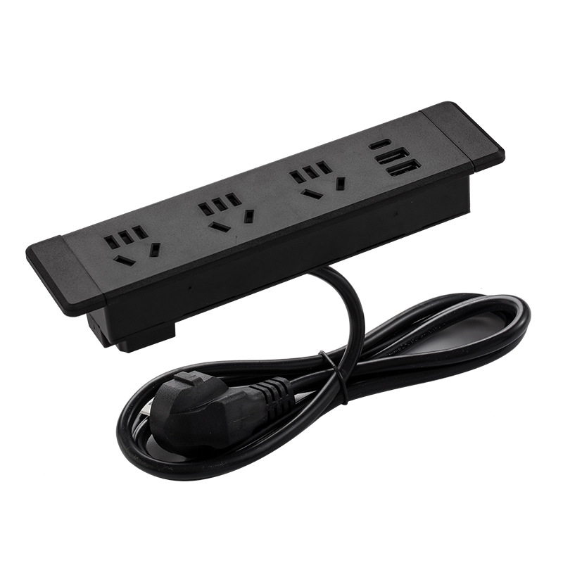 Parika Asztalba beépített elosztó USB töltéssel – Többfunkcionális