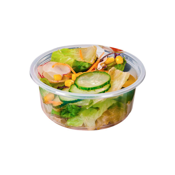 Set de boluri și bețișoare de unică folosință din plastic, cutie rotundă pentru mâncare cu capac, pentru nunți