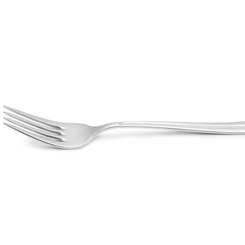 Set de tacâmuri din oțel inoxidabil, 4 piese, model cu puncte perlate, stil retro european, oțel inoxidabil 304, cuțit, furculiță, lingură și cuțit pentru steak