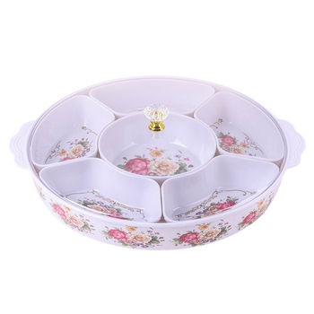 Farfurie pentru fructe cu capac – platou de servire premium, elegant pentru fructe și gustări de ceai, acasă