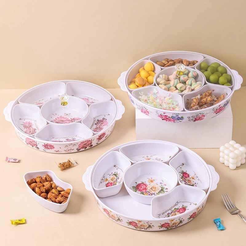 Farfurie pentru fructe cu capac – platou de servire premium, elegant pentru fructe și gustări de ceai, acasă