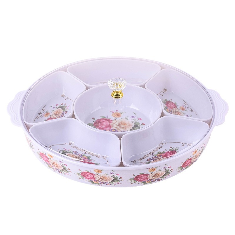 Farfurie pentru fructe cu capac – platou de servire premium, elegant pentru fructe și gustări de ceai, acasă