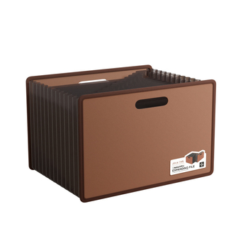Dosar A4 acordeon cu mâner, 13 compartimente, fermoar, organizator de documente