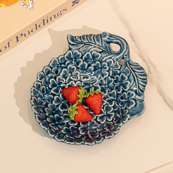 Platou ceramic creativ pentru fructe și gustări, cu motiv inimă – tavă multifuncțională pentru living