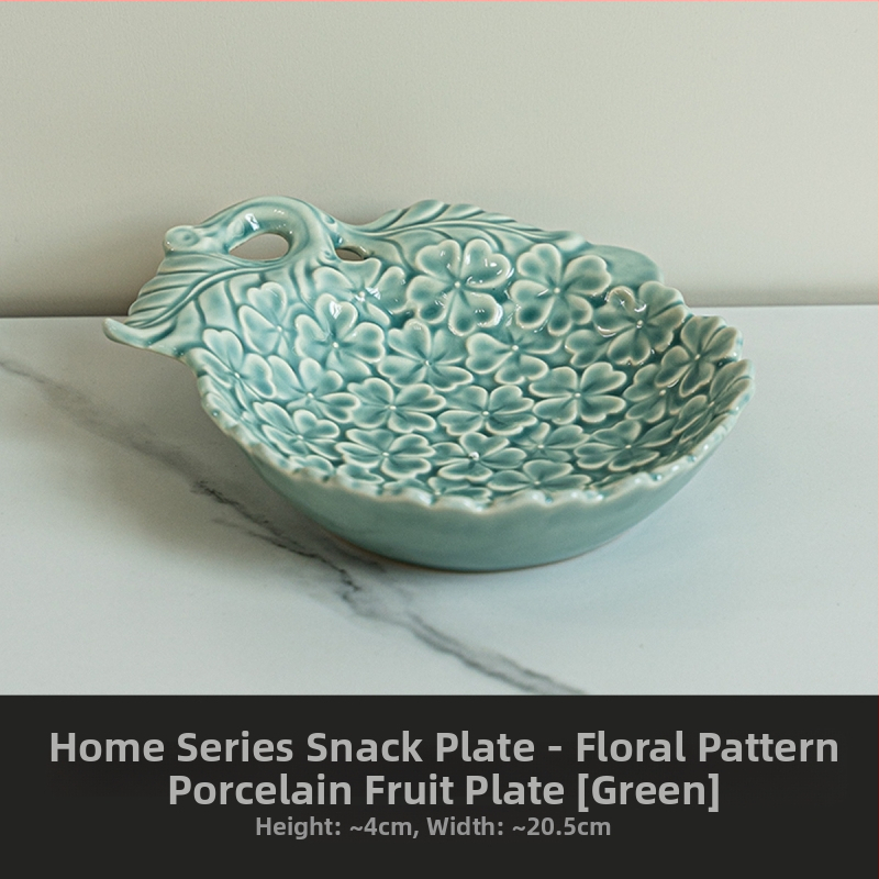 Platou ceramic creativ pentru fructe și gustări, cu motiv inimă – tavă multifuncțională pentru living