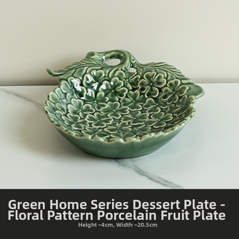 Platou ceramic creativ pentru fructe și gustări, cu motiv inimă – tavă multifuncțională pentru living