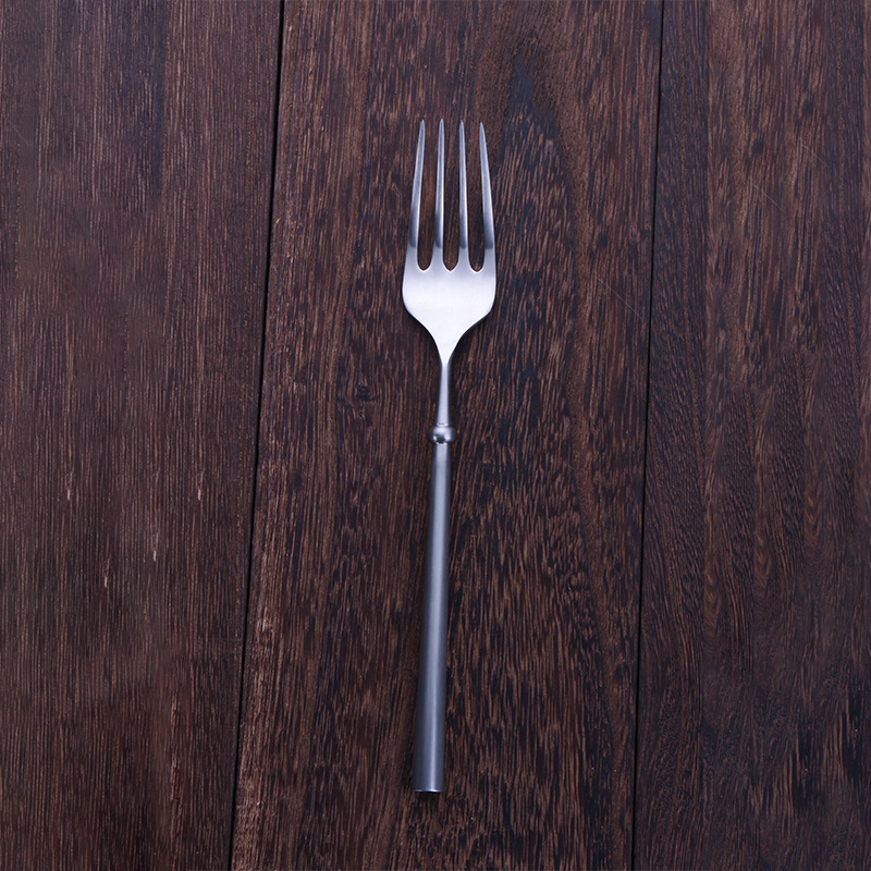 Set de tacâmuri occidentale din oțel inoxidabil 304: cuțit pentru steak, furculiță, lingură și bețișoare