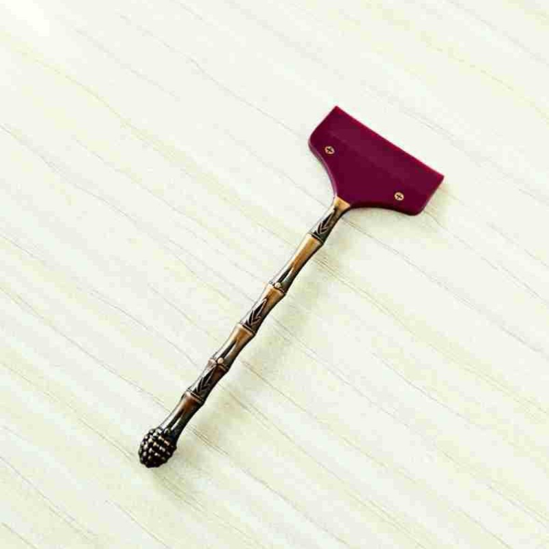 Accesorii pentru ceai: tavă pentru ceai, raclă din aliaj cu mâner din lemn, perie din silicon pentru ceai, placă de ștergere din lemn de abanos