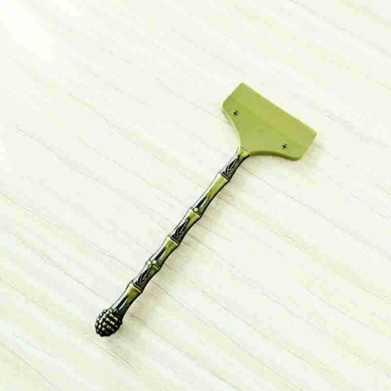 Accesorii pentru ceai: tavă pentru ceai, raclă din aliaj cu mâner din lemn, perie din silicon pentru ceai, placă de ștergere din lemn de abanos
