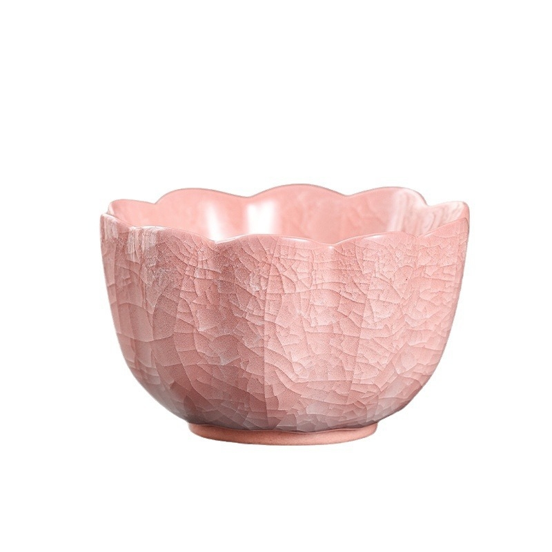 Ceașcă Gongfu din porțelan, set ceramic pentru ceai, ceașcă personală pentru uz casnic Ice Flower