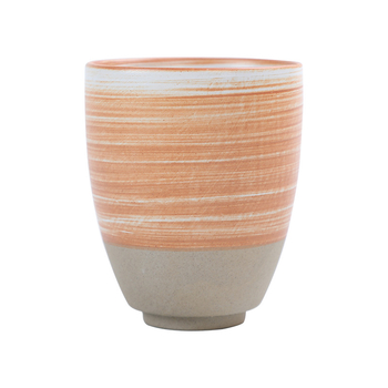 Leaf ceașă ceramică pentru ceai, stil antic – ceramică brută, set Gongfu ceai, ceașă vintage pentru degustare ceai, realizată manual