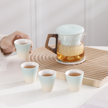 Set ceramic pentru ceai de călătorie cu logo, în stil național, cutie cadou Gongfu ceai
