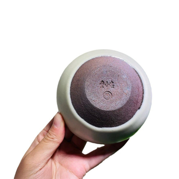 Ceașă de ceai Jianyang Jianzhan cu glazură din minereu brut, arsă în cuptor Dragon Kiln, glazură albă crăpată ca gheața, ceașcă pentru oaspeți cu fir de aur