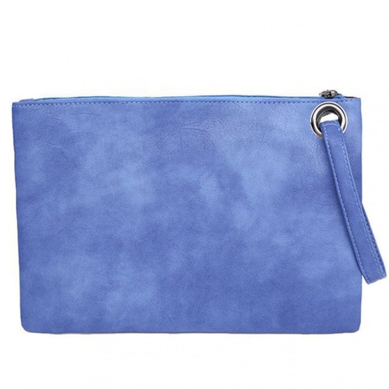 Clutch torba s tamnim reljefnim uzorkom za dokumente, stil aktovke, mekana PU ručka