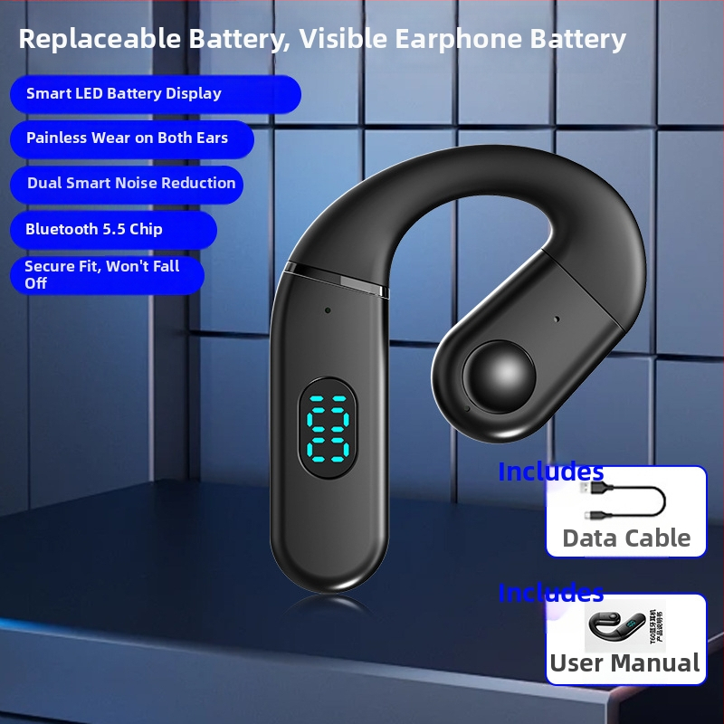 Nothing 2025 Otvorené ucho Bezdrôtové Bluetooth slúchadlo pre jedno ucho, ľavé alebo pravé nosenie, dlhá výdrž batérie, potlačenie hluku