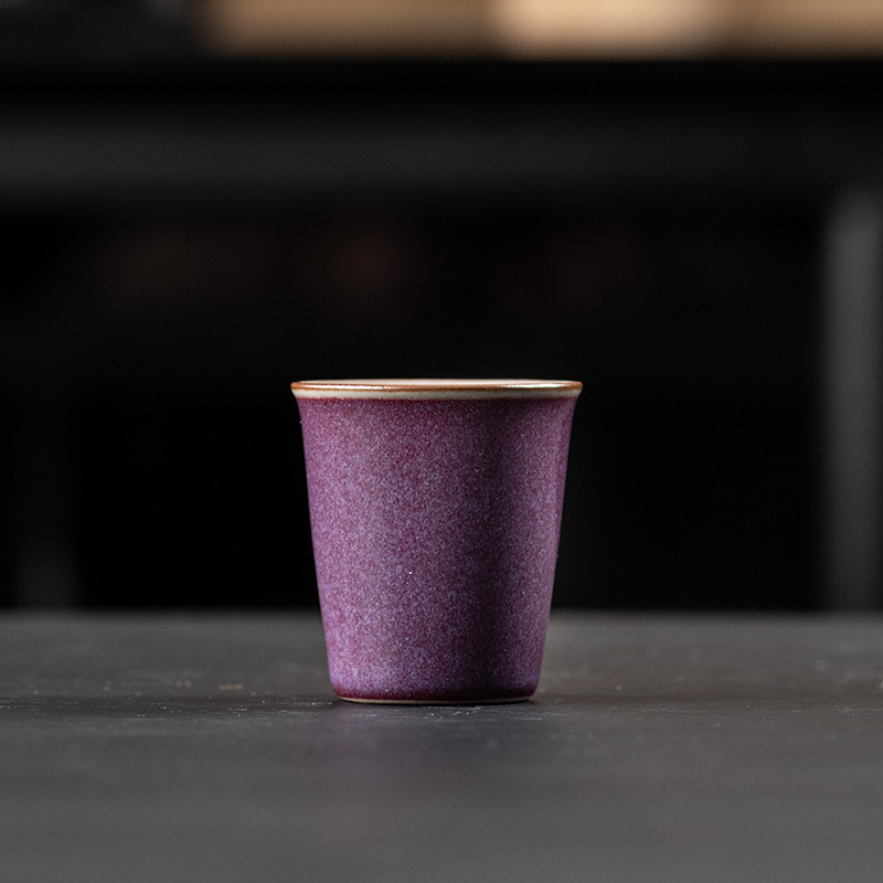Set de ceai Jian Zhan Junyao purpuriu, ceramică de înaltă calitate, cu gaiwan, ceașcă de degustare și Gongdao