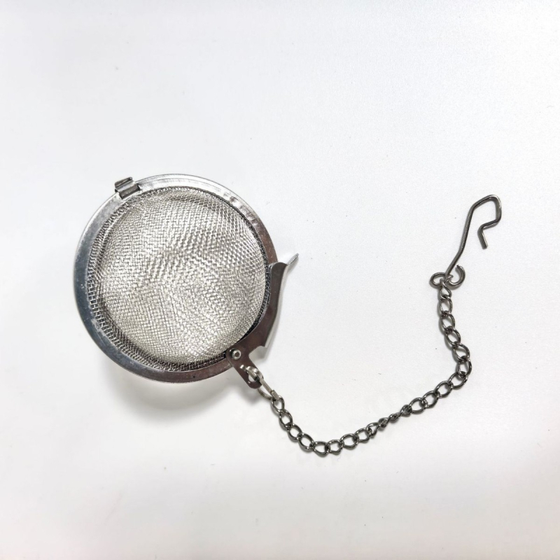 Filtru de ceai din oțel inoxidabil 304, bilă rotundă, sită pentru infuzie, pentru ceai, supe și condimente