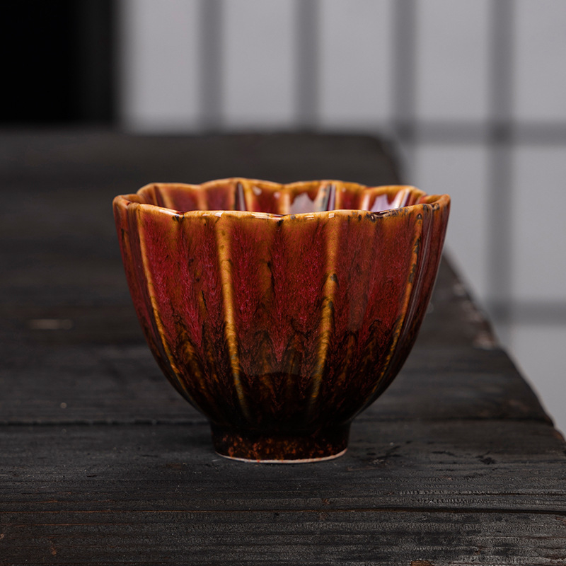 Set de cești de ceai ceramic cu formă specială, cinci elemente, ceașcă individuală, porțelan alb, stil minimalist modern, cadou elegant