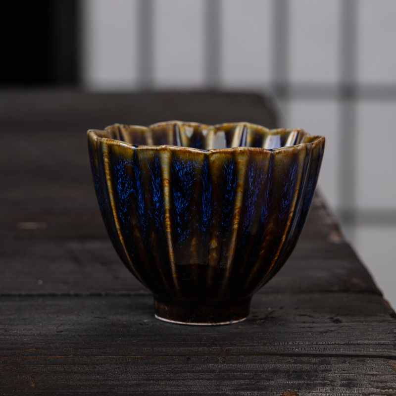 Set de cești de ceai ceramic cu formă specială, cinci elemente, ceașcă individuală, porțelan alb, stil minimalist modern, cadou elegant